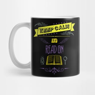 Keep Calm and Read On Vintage RC06 Mug